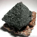 Hausmannite on Andradite Garnet - image 3