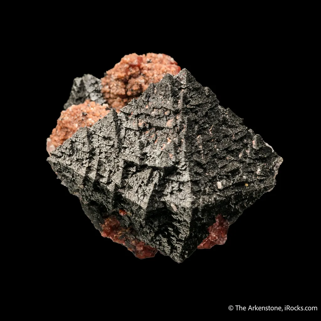 Hausmannite on Andradite Garnet - image 4
