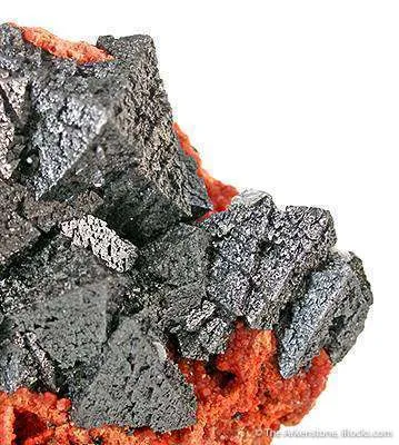 Hausmannite on Andradite Garnet - image 2