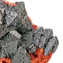 Hausmannite on Andradite Garnet - image 2