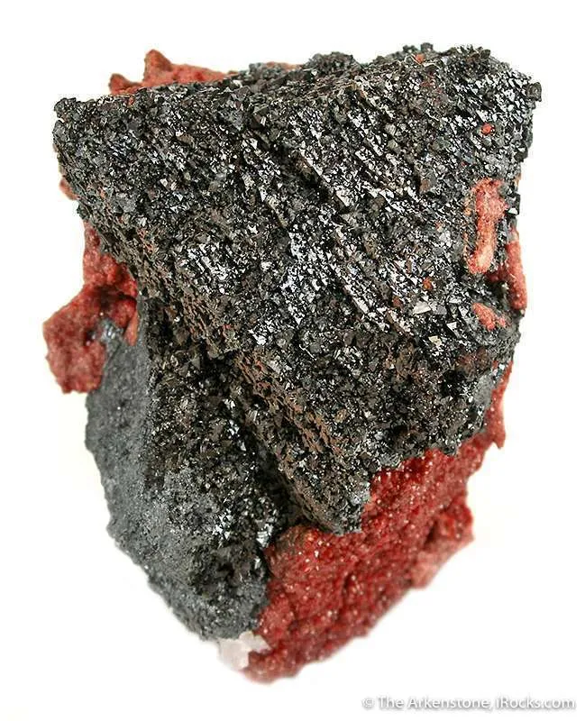 Hausmannite on Andradite Garnet image