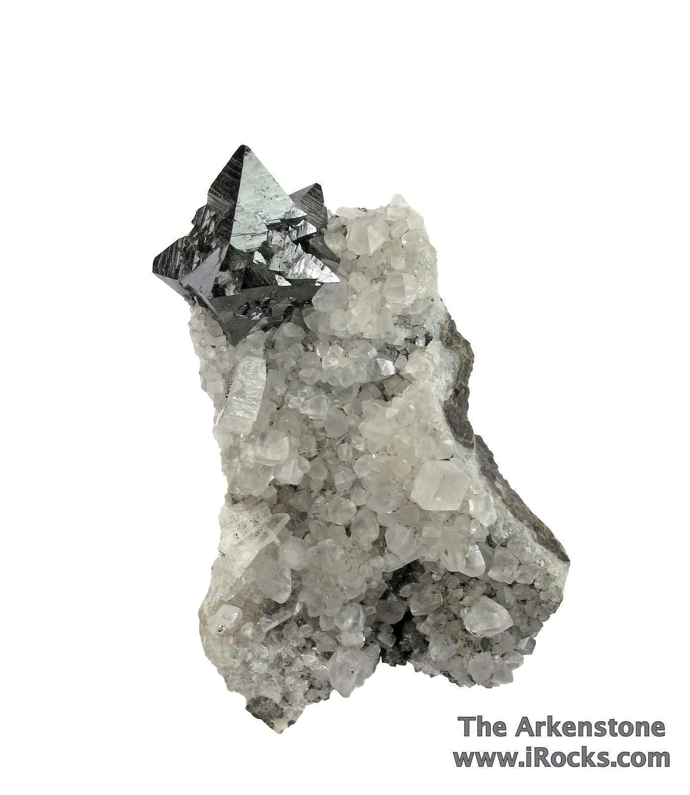 Hausmannite on Calcite - image 2