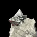 Hausmannite on Calcite - image 1