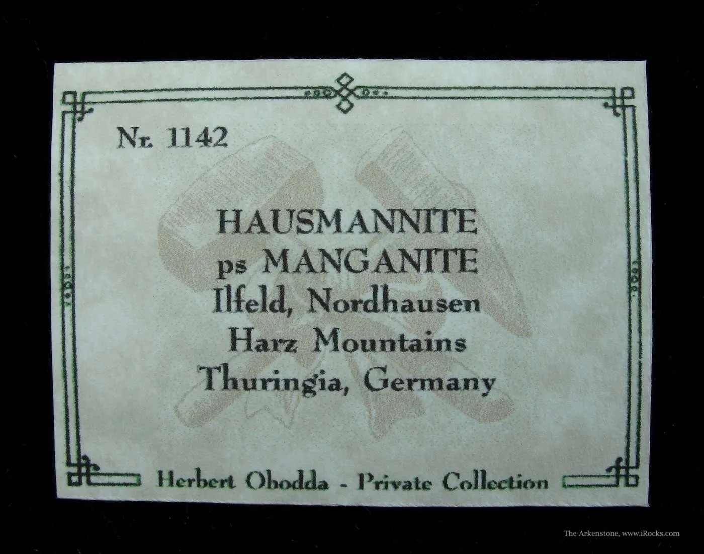 Hausmannite Ps Manganite - image 5