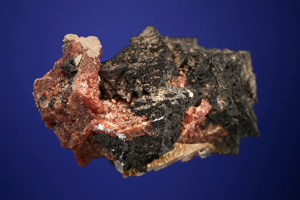 Hausmannite with Calcite and Andradite - image 3