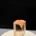 Head Etched Gemmy Champagne Topaz Crystal - image 4