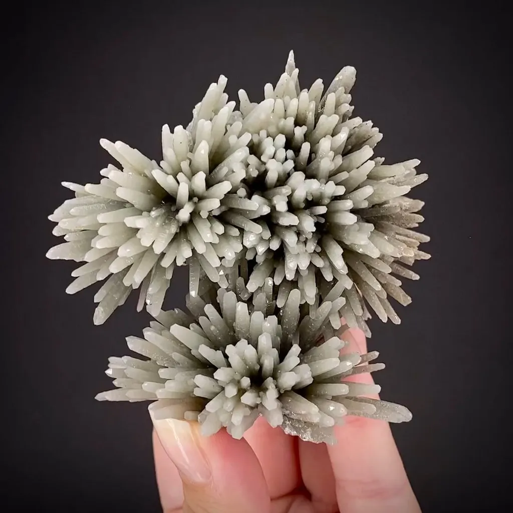 Hedenbergite included Quartz image