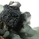Hedenbergite-Included Quartz With Hematite - image 2