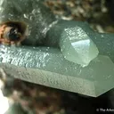 Hedenbergite-Included Quartz With Hematite - image 3