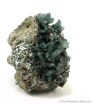 Hedenbergite-Included Quartz With Hematite - image 4