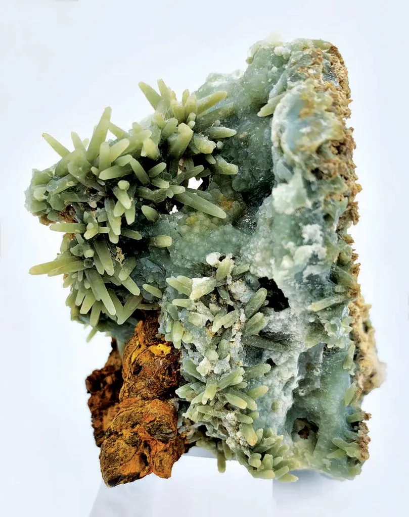 Hedenbergite, Quartz image