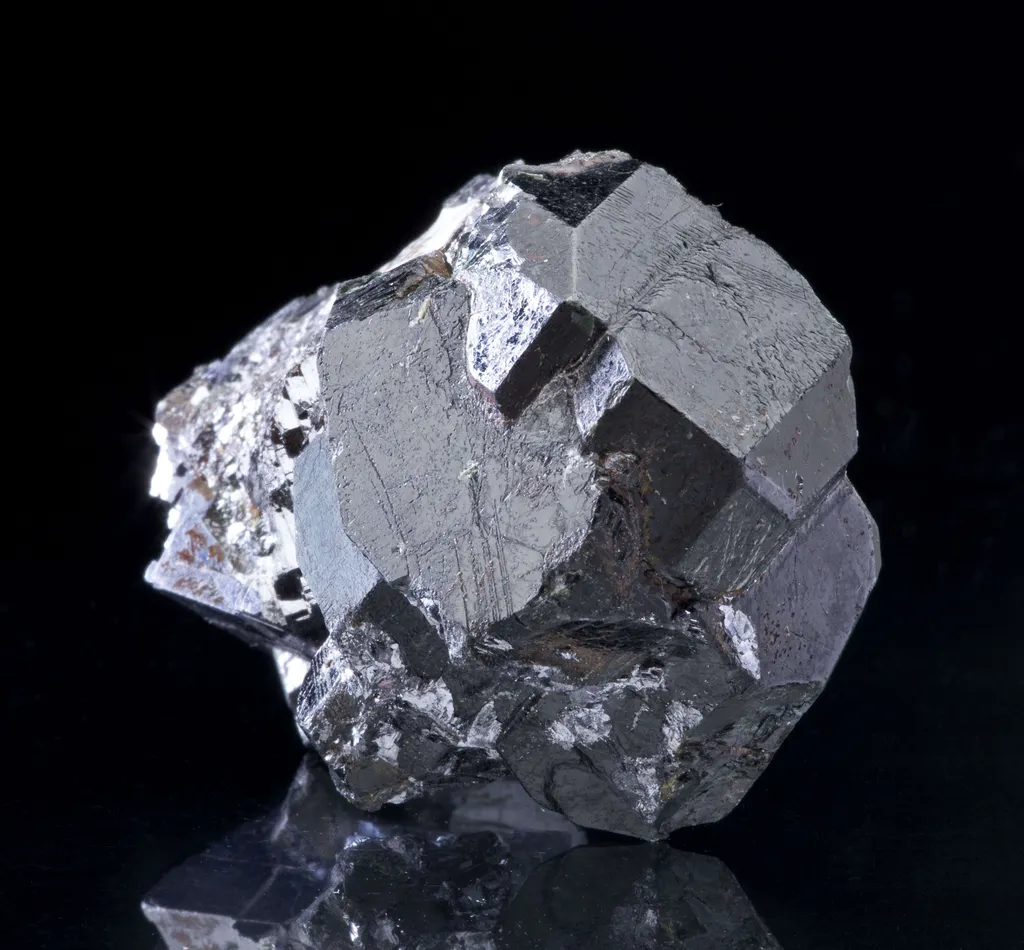 Hedenbergite With Galena - image 3