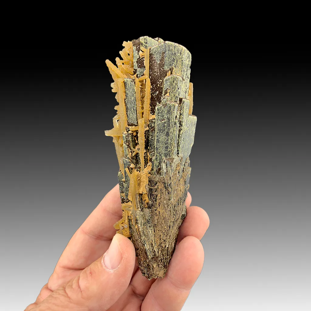 Hedenbergite with Quartz image