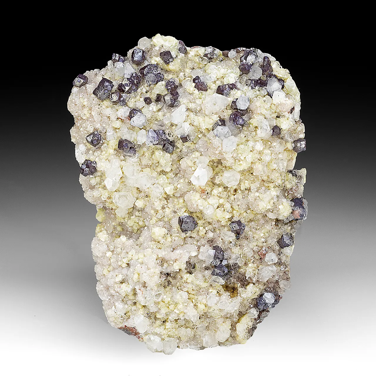 Hedyphane with Cuprite, Copper, Calcite - image 1