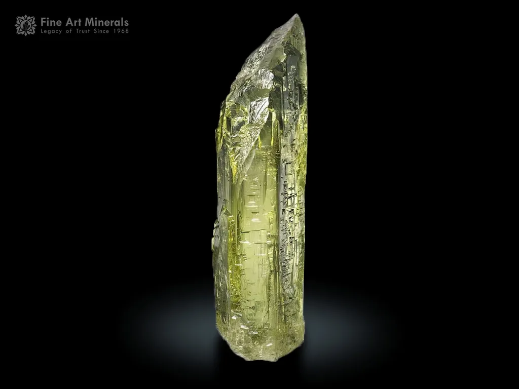 Heliodor Gemmy Floater Crystal from Ukraine image