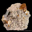 Helvine on Microcline with Muscovite - image 4