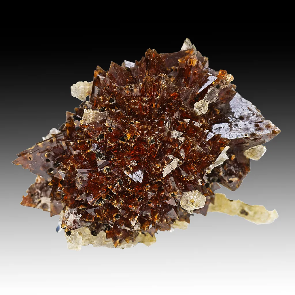 Helvite-Genthelvite with Quartz image