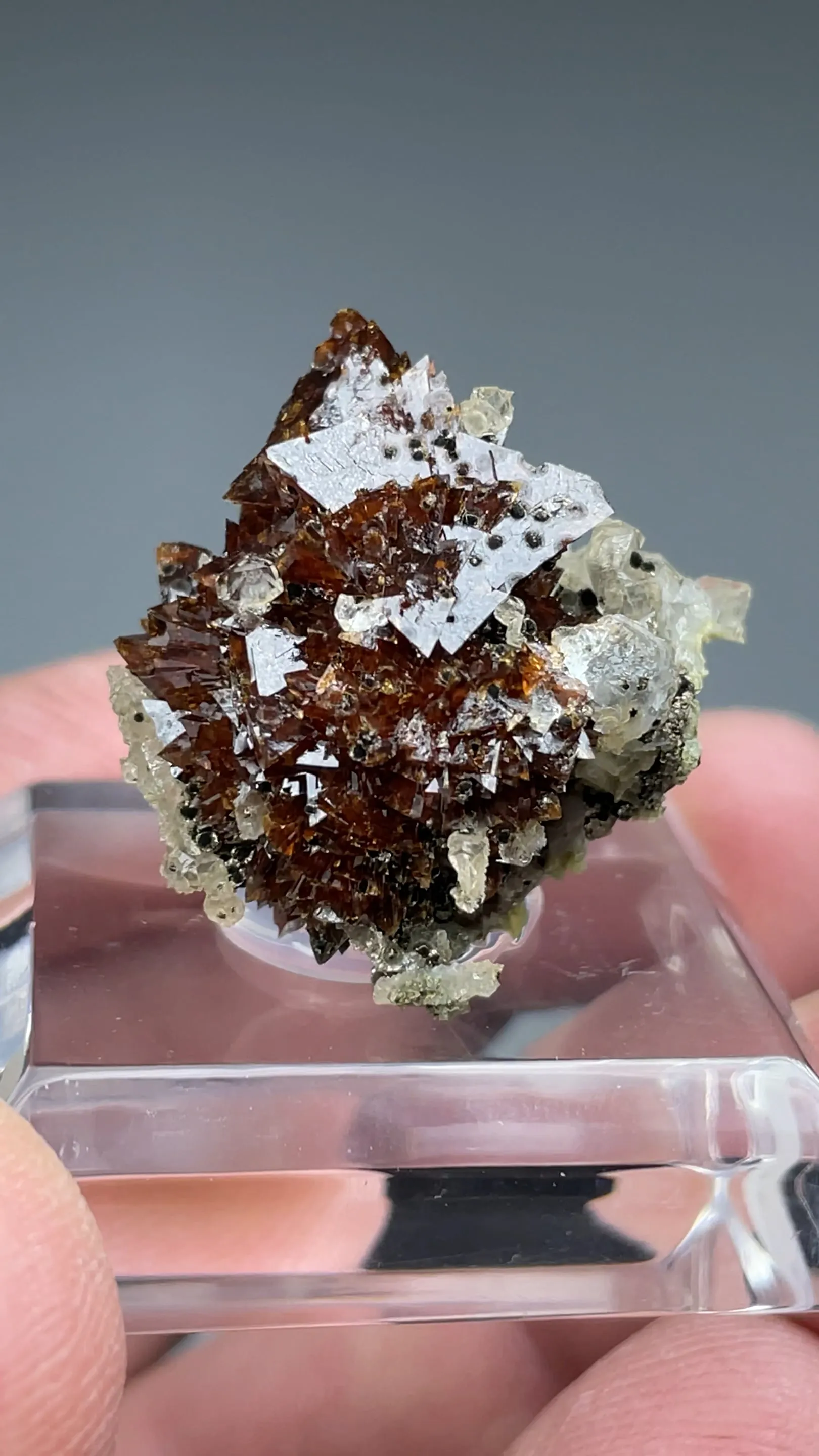 Helvite-Genthelvite with Quartz - image 2