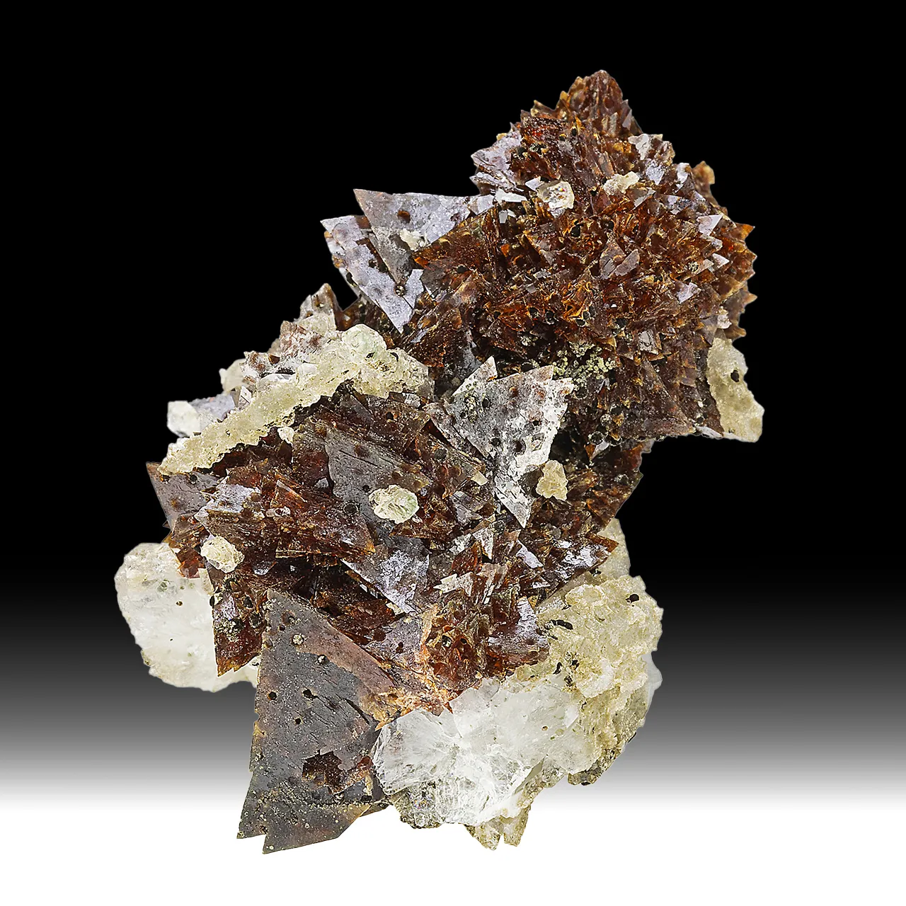 Helvite-Genthelvite with Quartz - image 1