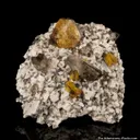 Helvite on Microcline with Quartz - image 6