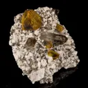 Helvite on Microcline with Quartz - image 5