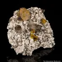 Helvite on Microcline with Quartz - image 4