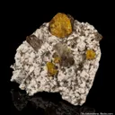 Helvite on Microcline with Quartz - image 2