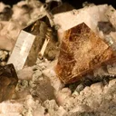 Helvite, Quartz (Var: Smoky Quartz), Feldspar Group - image 2