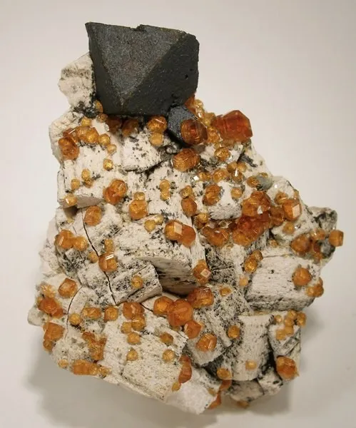 Helvite, Spessartine, Orthoclase image