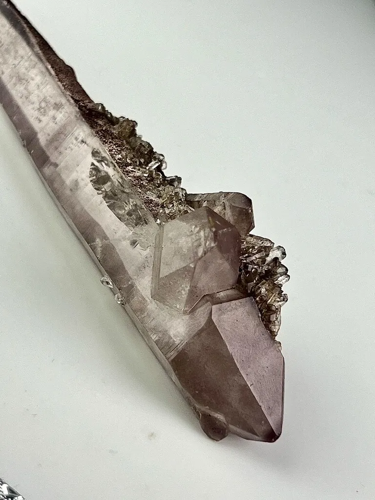 Hematite Coated Laser Quartz from Afghanistan, Nuristan - image 4