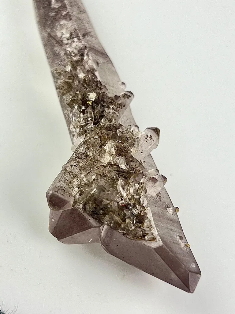 Hematite Coated Laser Quartz from Afghanistan, Nuristan - image 5