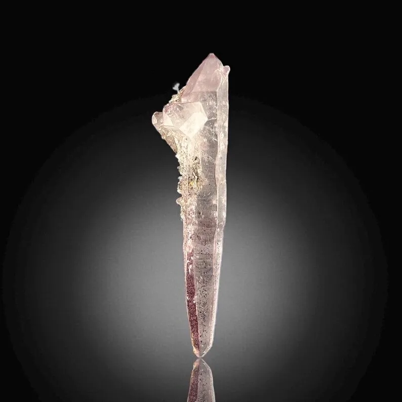 Hematite Coated Laser Quartz from Afghanistan, Nuristan image