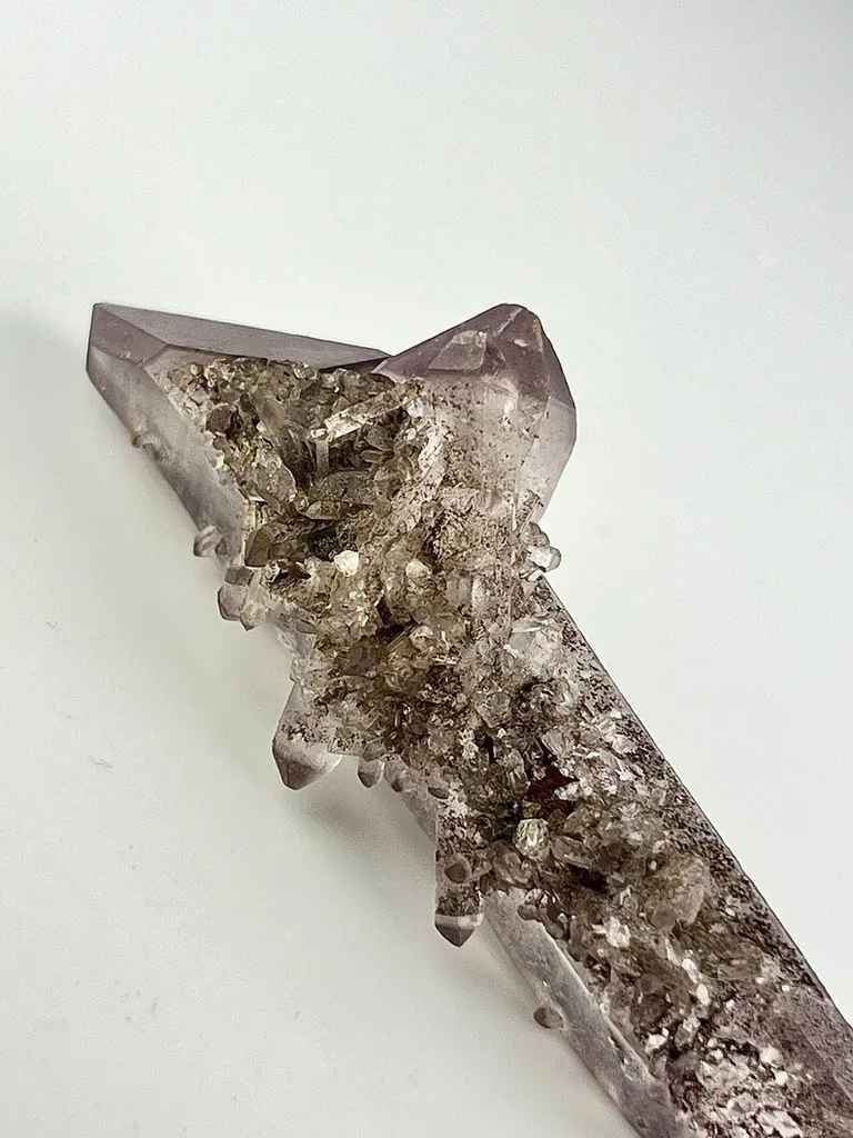 Hematite Coated Laser Quartz from Afghanistan, Nuristan - image 3