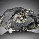 Hematite Crystal with Albite from Tormiq Pakistan - image 1