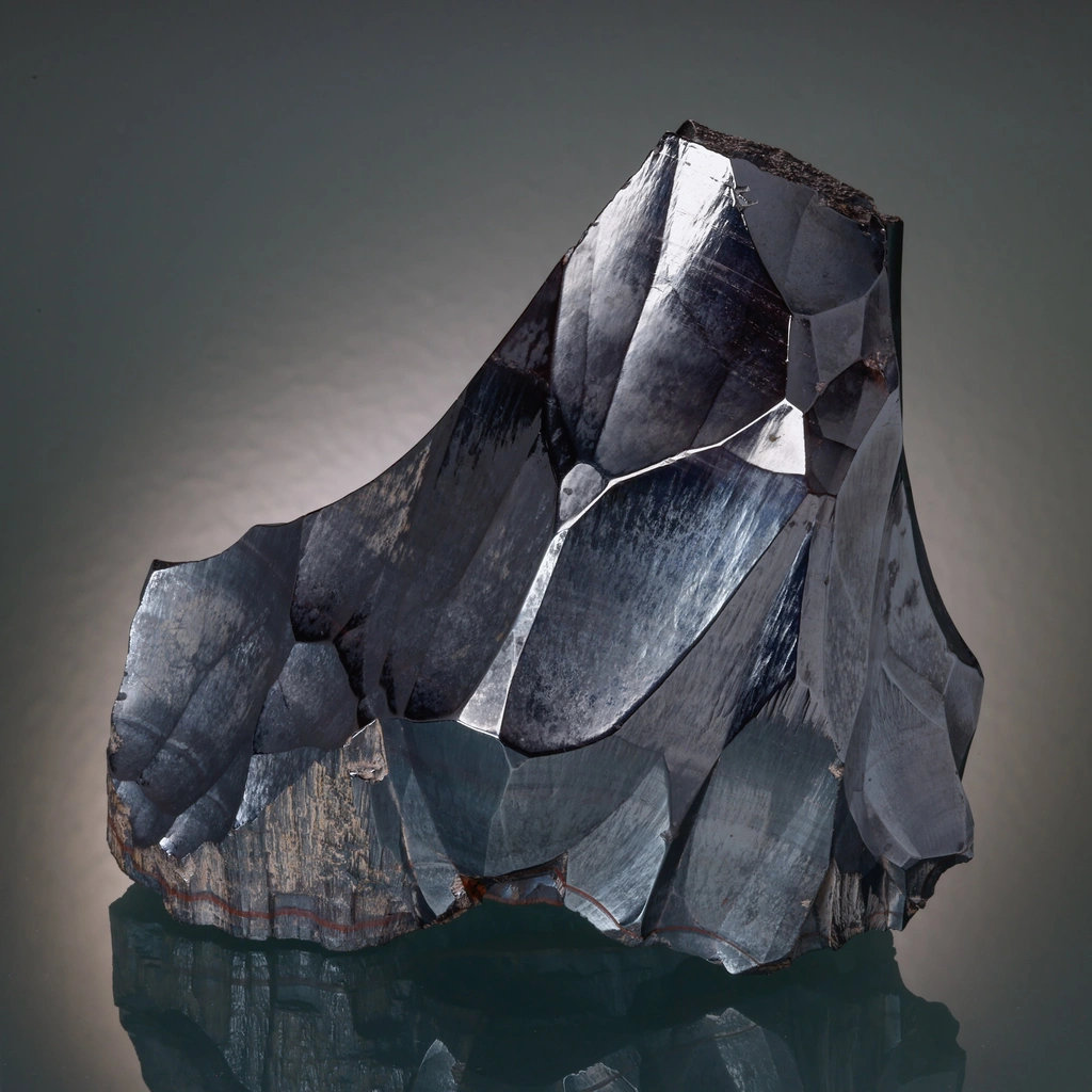 Hematite from Montreal Mine, Montreal, Wisconsin, USA image
