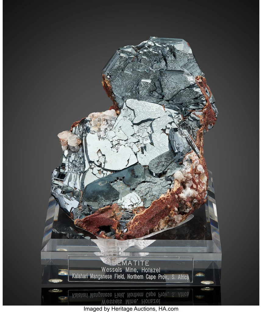 Hematite from Wessels Mine, Northern Cape, South Africa image
