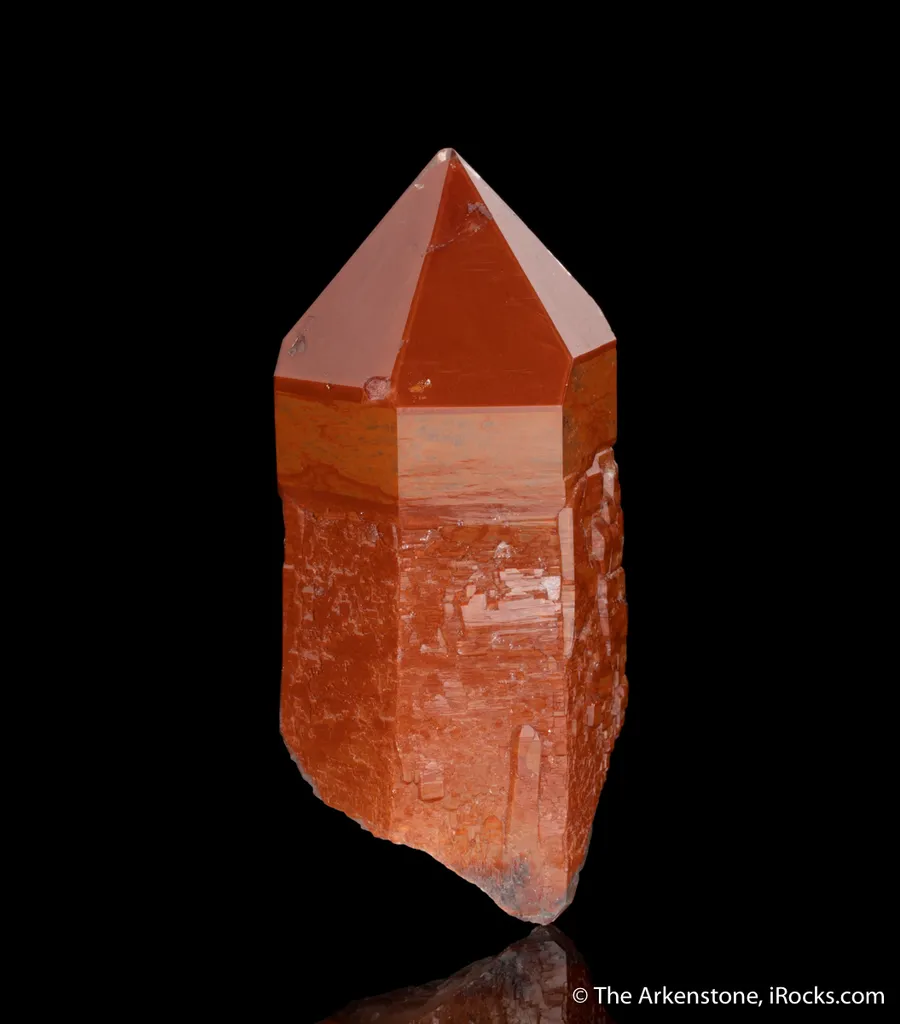 Hematite included Quartz image