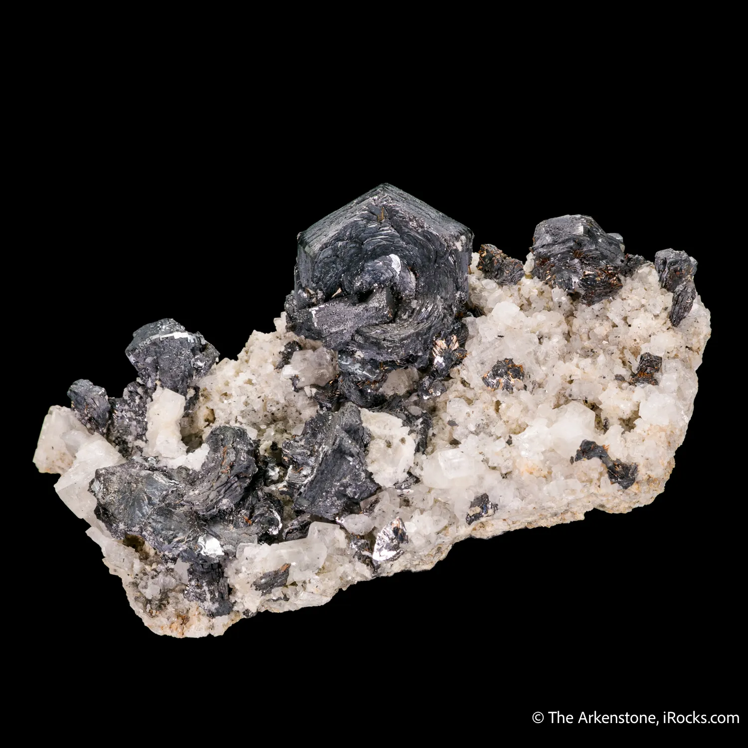 Hematite on Adularia - image 6