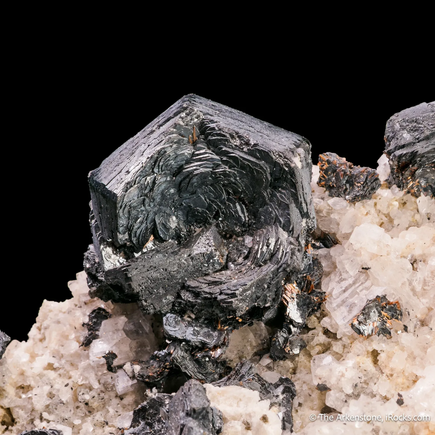 Hematite on Adularia - image 4