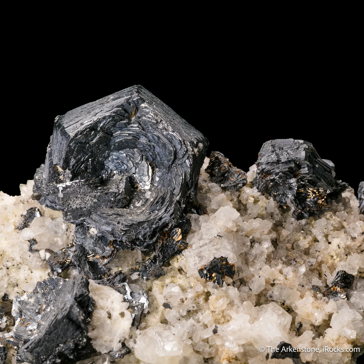 Hematite on Adularia - image 3