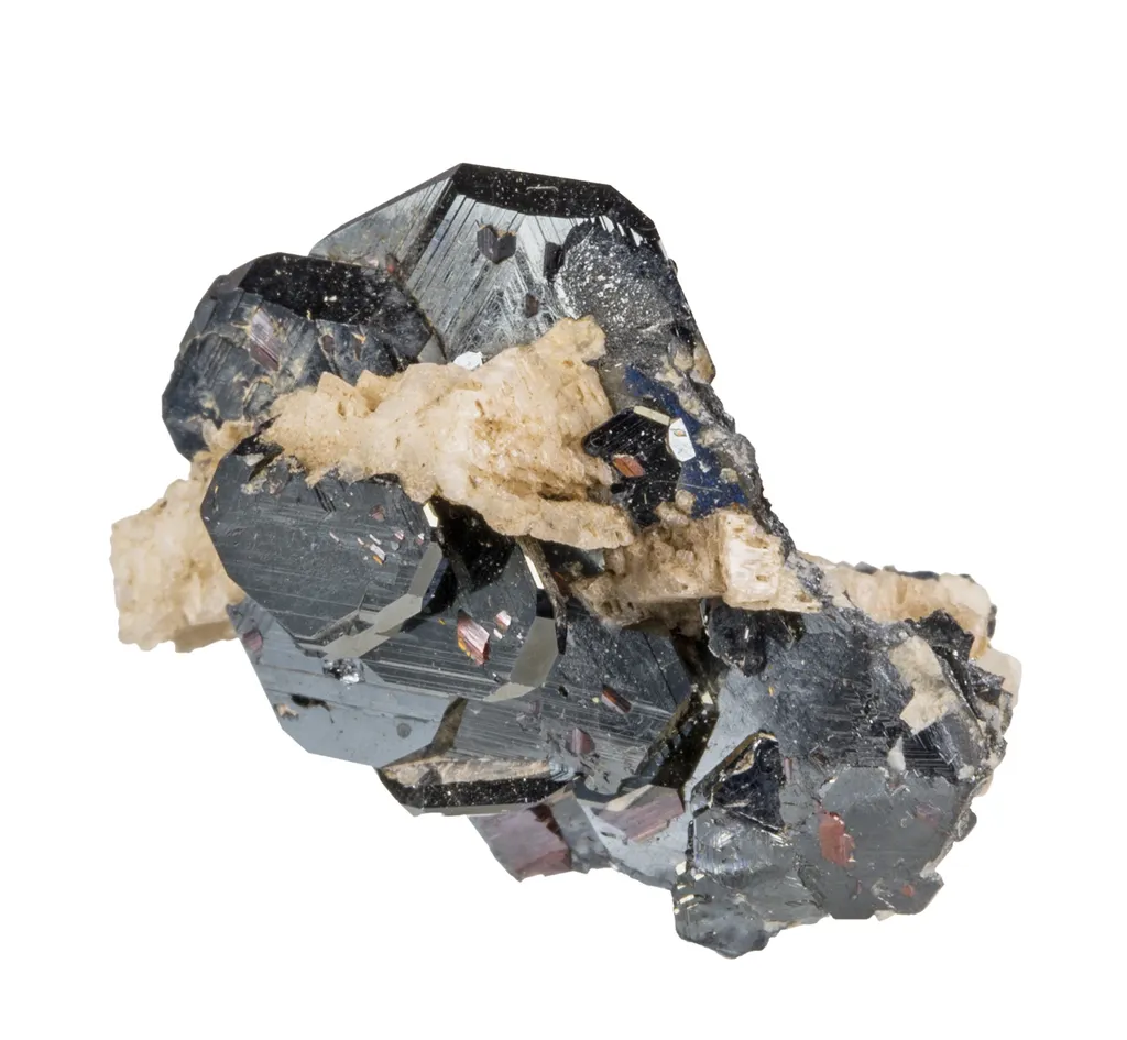 Hematite on Feldspar var. Adularia - image 4