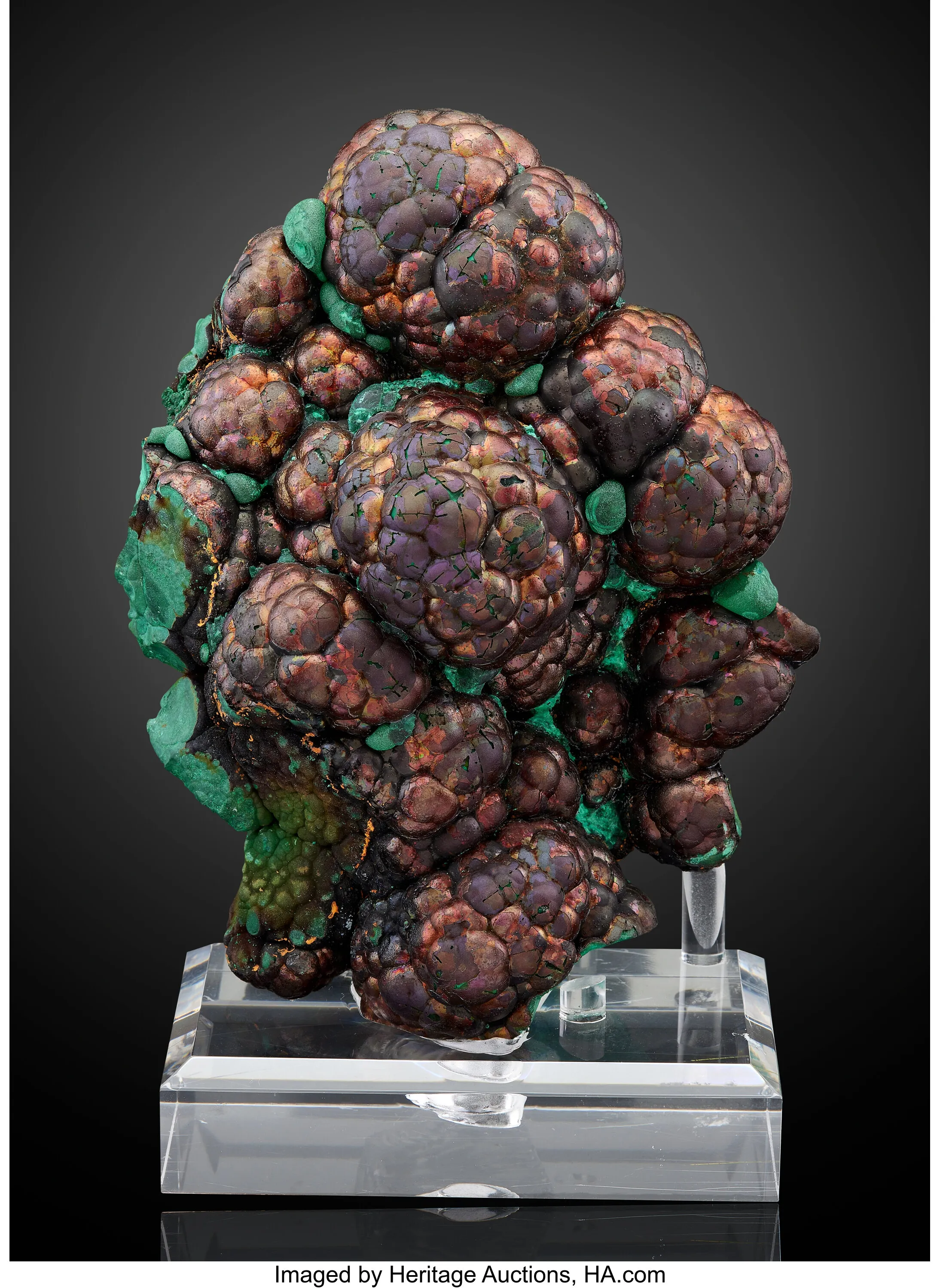 Hematite on Malachite - image 1