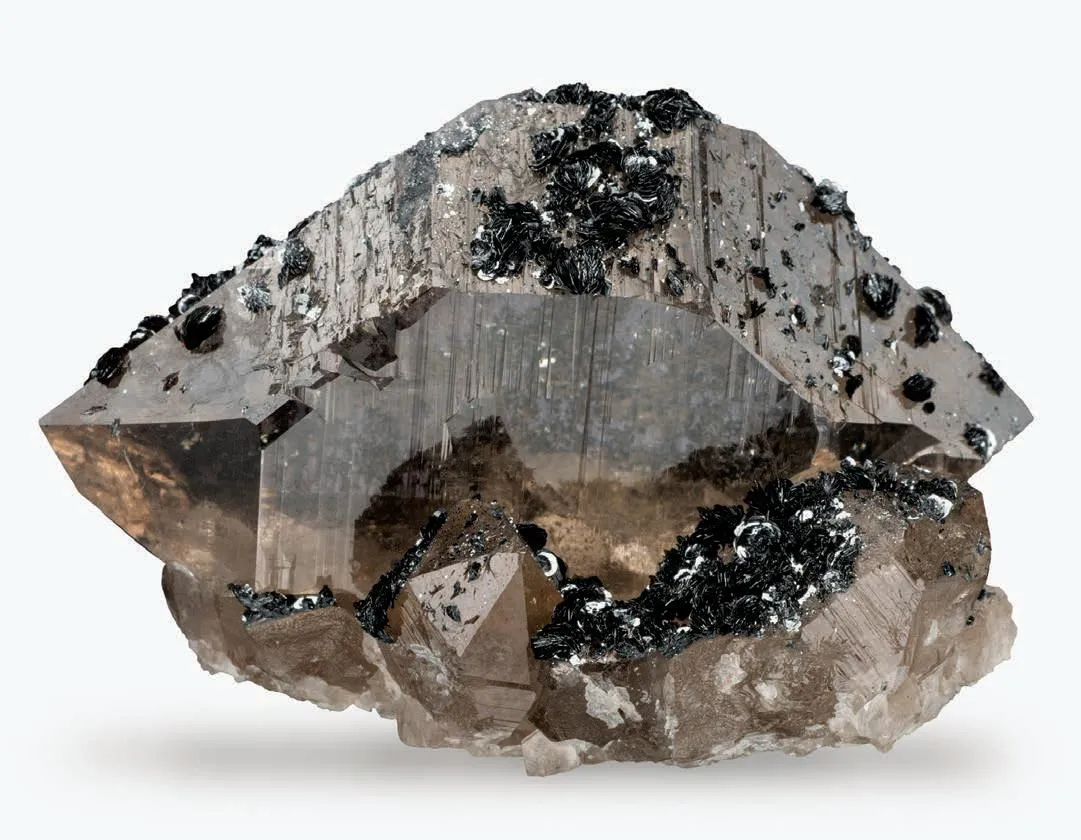 Hematite on Quartz gwindel - image 1