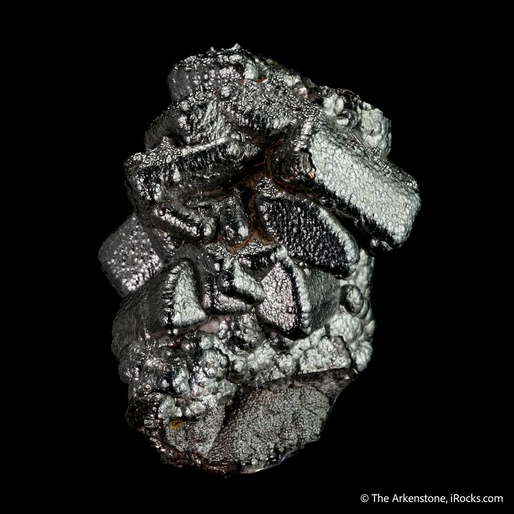 Hematite partially replacing Baryte with Goethite image