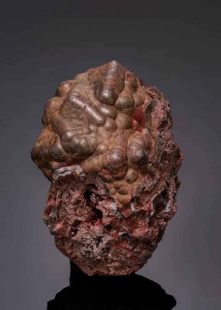 Hematite ps. after Fluorite and Pyrite image