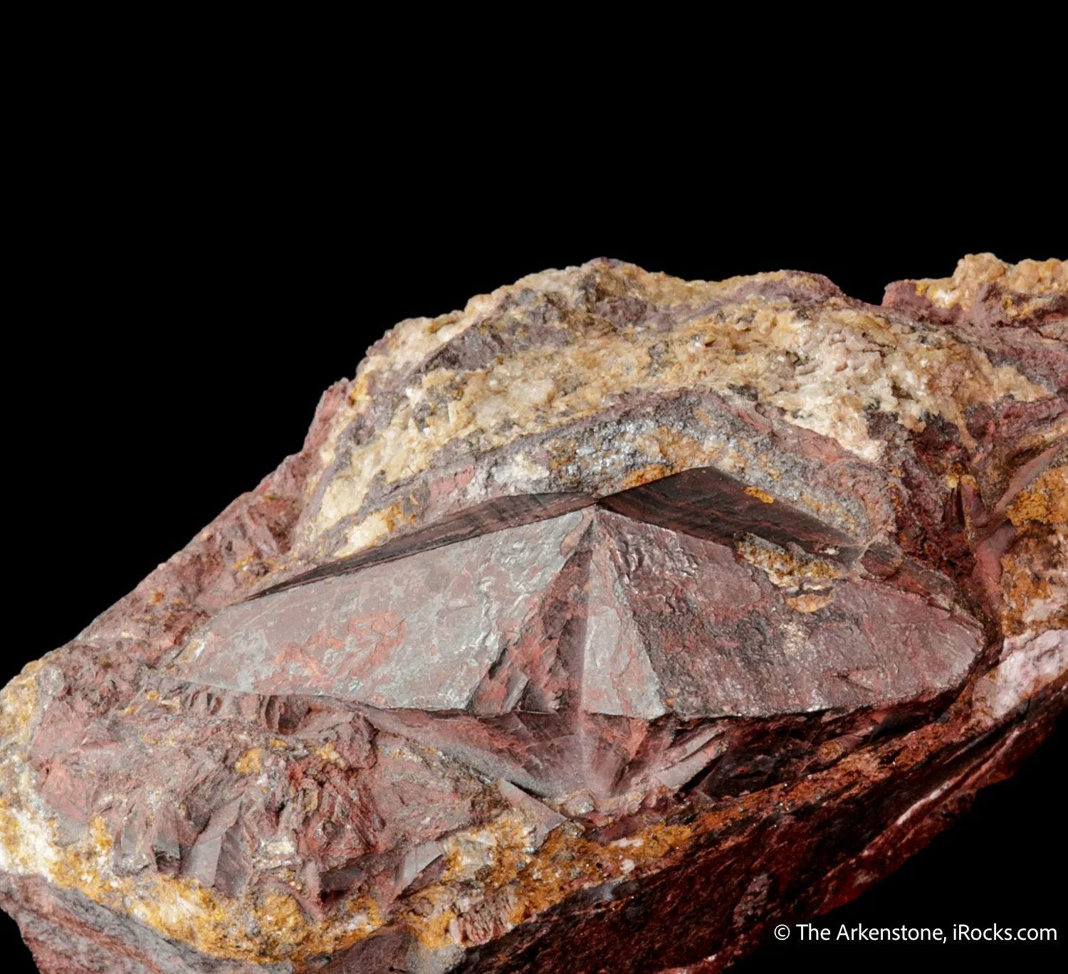 Hematite ps. Calcite (twinned) - image 5