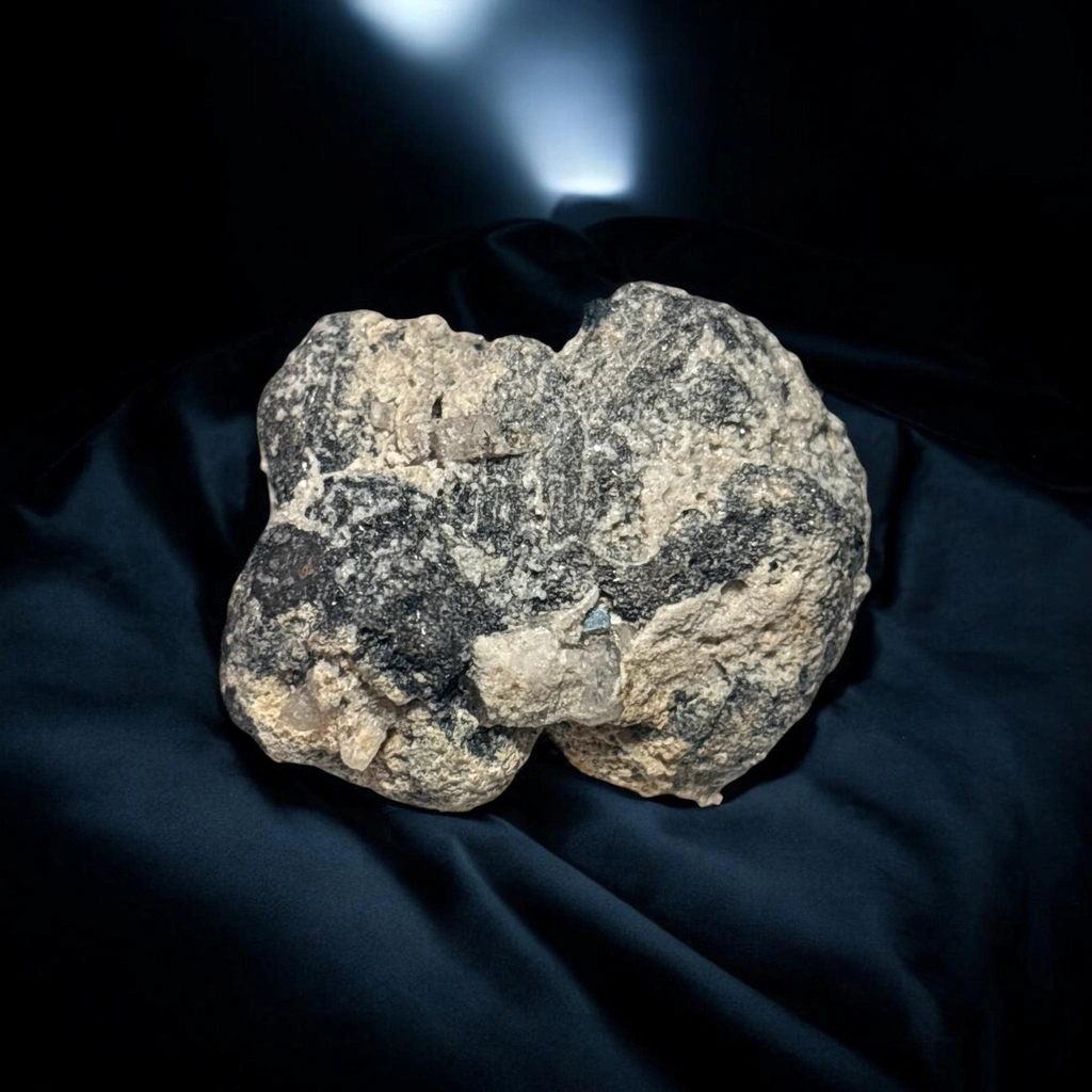 Hematite ps. Garnet with Topaz and Bixbyite image