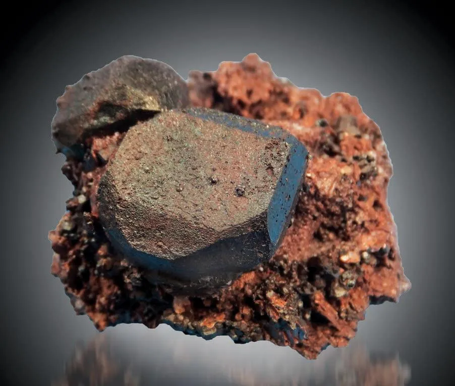 Hematite pseudomorph after Pyrite image