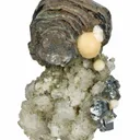 Hematite Rose on Adularia - image 2