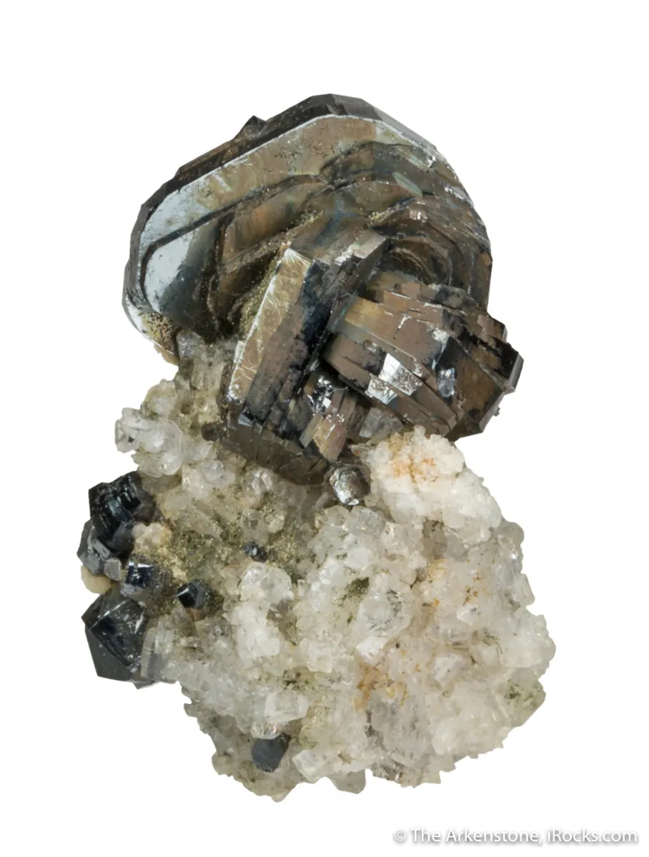 Hematite Rose on Adularia - image 3